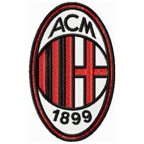 Milan A.C. Iron-on Patches...