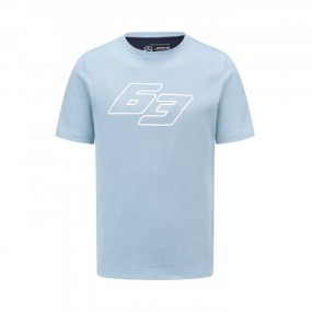 Mercedes FW Russel Special Edition Button Down T-Shirt Silverstone
