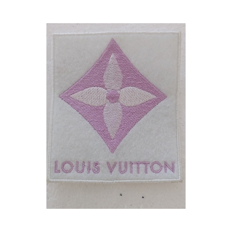 Pink Louis Vuitton Iron-on Patches and Stickers Finish Vinyl sticker for  chassis and bodywork Model LOGO Size Small 83 x 98 Mm
