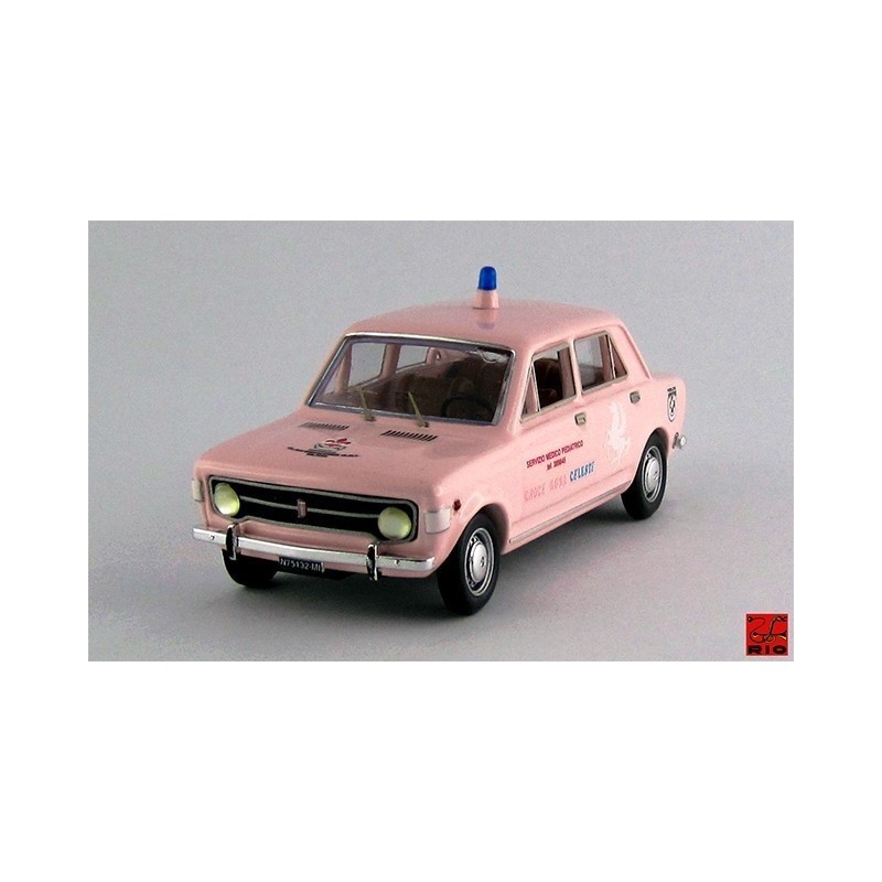 FIAT 128 - 4 PORTE - 1971 - Croce Rosa Celeste