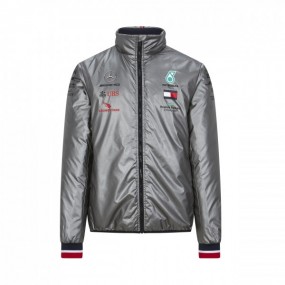 Mercedes Amg Petronas Men's Light Grey Jacket