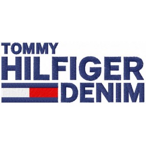 Tommy Denim Brand Embroideres Patches and Stickers