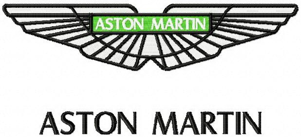 Aston Martin Toppe Ricamate e Adesivi
