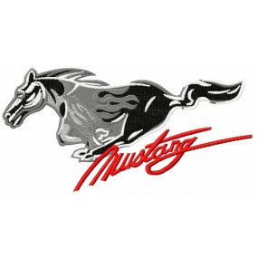 Mustang Logo Iron-on...