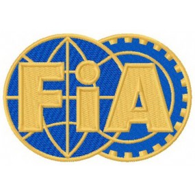 F.I.A. Logo Toppe Ricamate...