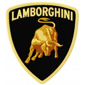 Lamborghini Logo Embroideres Patches and Stickers