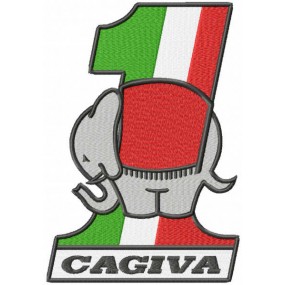 Cagiva Embroideres Patches and Stickers