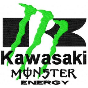 Kawasaki Monster Iron-on...