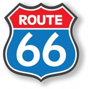 Route 66 Logo Toppe...