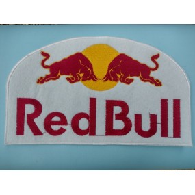 Red Bull White Background  Iron-on Patches and Stickers